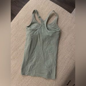 Lululemon Green Ribbed Tank
